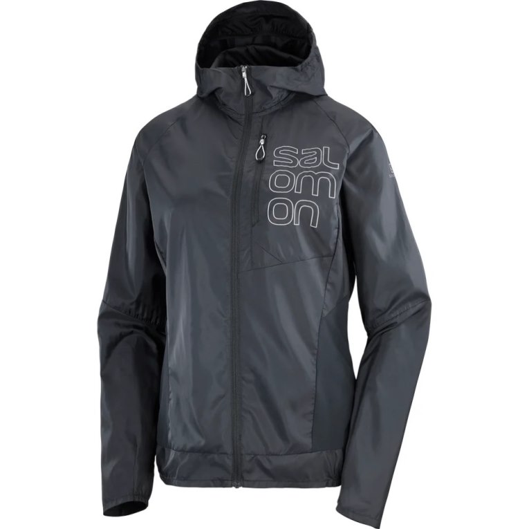 Salomon Bonatti Cross Wind Women's Shell Jackets Black | CA 37I29